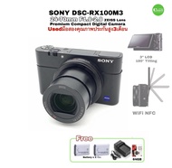 Sony RX100 III Premium Compact Camera 20.1MP FULL HD กล้องคอมแพคโปร Zeiss 24-70mm f1.8 Lens คมชัดสูง มือสองคุณภาพประกันสูง