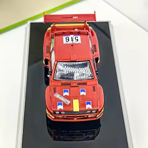 Diecast 1:64 Scale Abarth 031 Bertone 1975 Alloy Car Model Collection Decorated Holiday Gifts Toys C