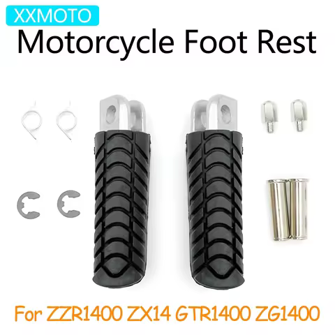 For KAWASAKI ZZR1400 ZX 14 ZX14 GTR1400 ZG 1400 ZZR 1400 GTR 1400 Motorcycle Footrest Aluminum Foot