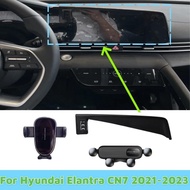 For Hyundai Elantra CN7 2021-2023 Gravity Car Phone Holder Wireless Charger Mobile Support For Car A