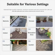30x30cm ​hardwood Decking Tiles​ ​waterproof ​self-paving Design​ ​interlocking Composite Floor​ Ant