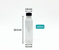 PET Transparent Bottle 150ML 200ML 250ML 300ML 400ML 500ML Botol Kosong / Botol Doorgift / Juice Bot