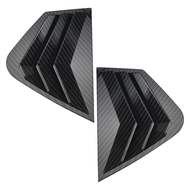2X Carbon Fiber Style Rear Side Window Quarter Louver Cover for K5 2011-2015