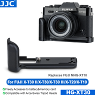 JJC Fuji มือจับกล้องโลหะตัว L-Shape ตัวยึดด้ามจับสำหรับ Fujifilm X-T30II X-T30 X-T20 X-T10แทนที่ MHG