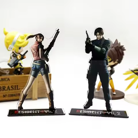 Leon·Scott Kennedy Claire Redfield acrylic acrylic standee figurines desk decoration cake topper