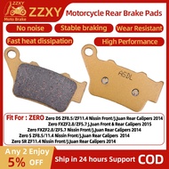 1 Pair Motorcycle Rear Brake Pad For ZERO Zero DS ZF8.5/ZF11.4 Nissin Front/J.Juan Rear Calipers 201