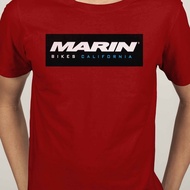 Marin Bikes Folding Bike Foldies Java Bicycle Mountain bike Short Sleeve cotton shirt Neck Men Fashion cotton T-shirt