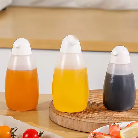 Squeeze Sauce Bottle Soy Sauce Bottle Seasoning Bottle Seasoning Jar Jam Tomato Salad Honey Sauce Sq