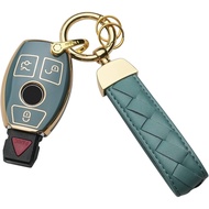 for Mercedes Benz Key fob Cover Keychain Fit for Mercedes Benz C E S M CLS CLK G Class Keyless Smart