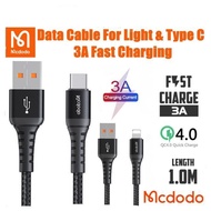 MCDODO CA-2261 / CA-2271 / CA-2281 USB Data Cable 3A QC4.0 Super Fast Quick Charging
