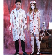 Halloween costume Halloween Horror Bloody Nurse costume Zombie Adult Female costume Coup