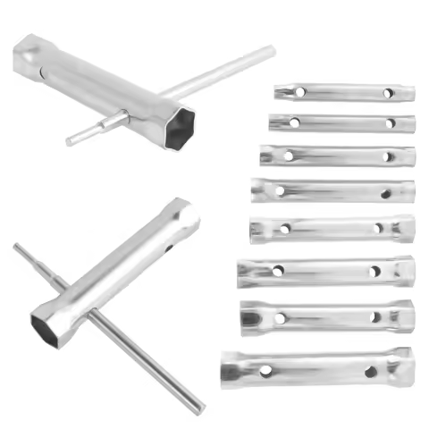 Spark Plug Spanner Tap Installation Wrench 6-22mm Shower Valve Socket Wrench Set Steel Plumber Socke
