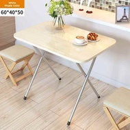 LANWAN | Tall Portable Folding Square Dining Table