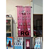 Imported blackout curtains with hello ketty doraemon Frozen characters