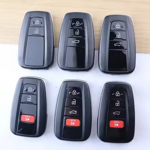 2 3 4 Buttons Car Key Fob Case Shell Housing for Toyota Camry Avalon C-HR Prius Prado Corolla C-HR R