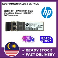 680536-001 - QW923A HP Short Wave Fibre Channel 16GB SFP+  SW Transceiver