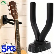 [H&L] 1/2/3/4/5PCS - Wall Mount Guitar Hanger Hook Guitar Storage Rack Non-slip Holder for Electric 