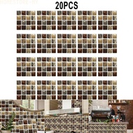 20x Self-Adhesive Mosaic Brick Tile10*10cm Sticker Kitchen Bathroom Wall-Sticker
