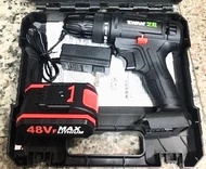 帳號內物品可併單限時大特價      芝旺48V雙速25檔扭距調整電鑽組Electric drill set電動工具附充電器及電池