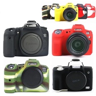 Silicone DSLR Camera Body Case Protective Cover bag for Canon EOS R6 R5 R RP M50 70D 80D 90D 600D G7