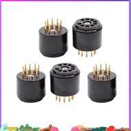 9Pin Vacuum Tube Socket Testing Saver for 6DJ8 12AX7 ECC83 B339 CV492 6L13 12AU7 ECC82 B329 Hifi Tub