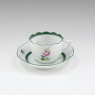 Herend Vienna Roses mocha cup and saucer 711/VRH Vienna roses (pre-owned)