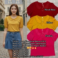 KS WOMEN'S TOP WITH BUTTON COLLAR - 2467JN FASHION