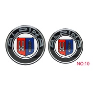 82mm Car Front Hood Sticker 74mm Trunk Rear Metal Emblem Badge for BMW 1series 5series 7series X1 Au
