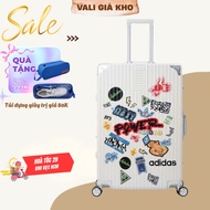 [Tru Anh Suitcase] GENUINE ADIDAS Suitcase - 20inch/24inch/28inch - WHITE
