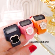 READY muslim dhikr LED Ring digital Tasbih [FREE DZIKIR BOOK]