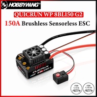 HOBBYWING QuicRun 150A WP 8BL150 G2 Waterproof Speed Controller Sensorless Brushless ESC 3-6S For 1/