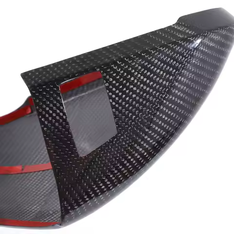 For Lamborghini Urus Audi Q8 SQ8 RSQ8 Real Carbon Fiber RearView Mirror Cover With Lane Assit & W/O 