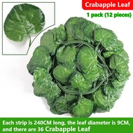 2.4m Artificial Green Leaf Vine — Plastic greenery vine for bedroom room home and wall decoration