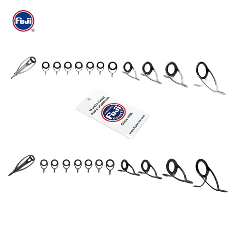 Original Fuji Guide Set KT KW O Ring For Medium Heavy Casting Fishing Rod Components Japan Made Boat
