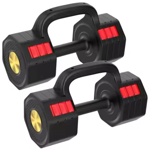 Adjustable Dumbbell Set 4 Levels Weights Dumbbell Set with Each 5lb 10.3lb 15.4lb 20.5lb Adjustable 