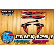 ☒✎Honda Click 125 I Decals