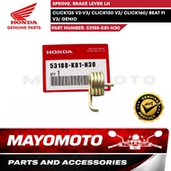 Honda Spring, Brake Lever Lh 53188-K81-N30 for CLICK125 V2-V3/ CLICK150 V2/CLICK160 and more