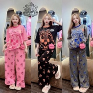 [Suit] Women Suit Squirrel Short-Sleeved Two-Piece Suit Age-Reducing Casual Suit For Women 9008