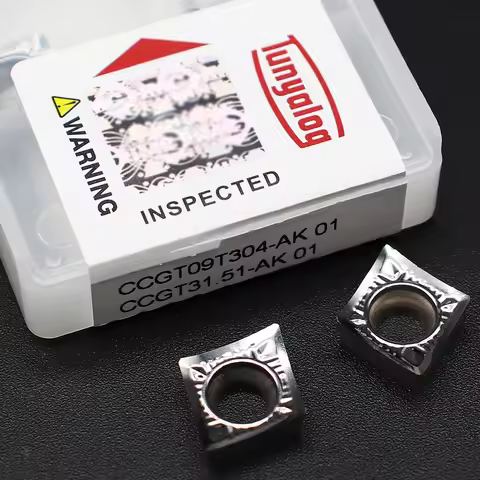 CCGT09T302 CCGT09T304 CCGT09T308 AK 01 Aluminum Alloy Lathe Tool Carbide Blade Cutting Tools Woodwor