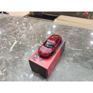 Ready Stock [Ingenuity] MINI GT 1: 64 Porsch Taycan Red Alloy Car Model