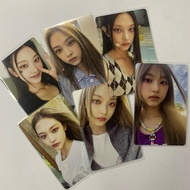 photocard official newjeans 1st ep weverse omg haerin cimol jersey nabi hyein bareface bare face bon