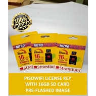 ✱PISOWIFI LICENSE(Ado,LPB,WifiNgBayan) WITH  PRE-FLASHED IMAGE 16GB SD CARD