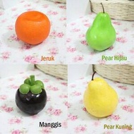 buah untuk pajangan jus/buah contoh etalase/buah mainan/buah-buahan