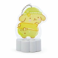 Japan Sanrio - Pompompurin 布甸狗 日版 座檯 亞克力 匙扣 連 發光 支架 鑰匙鍊 鑰匙扣 匙鍊 掛飾 掛件 吊飾 桌上 擺設 裝飾 布丁狗 2021 (屁股睡衣系列)