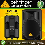Behringer B-212XL 800W 2 Way Passive Speaker with 12" Woofer - Each (B212XL B-212 B212 XL)