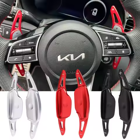 Car Steering Wheel Extension Shifter Sticker For Kia Sorento 4 UM MQ4 GT-Line X-LINE Plug-In Hybrid 