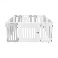 คอกกั้นสุนัขเพ็ทโฮม HOSTAIL ไซซ์ M สีเทา/ขาว (1182902)