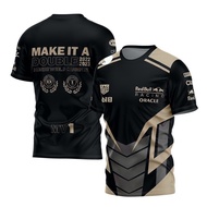 2026 Latest Summer New Hot Men's Red Bull Racing F1 Team T-Shirt. 3D Print Tag Heuer Mobil Sports Ra