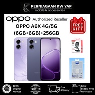 (READY STOCK)OPPO A6X 4G/5G ((6+6GB)GB+256GB) 1 TAHUN WARRANTI DARI OPPO MALAYSIA