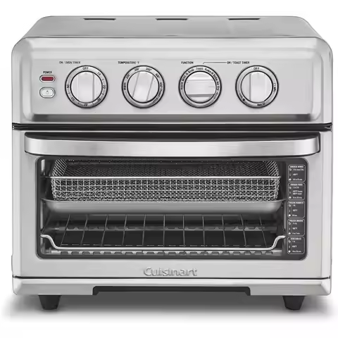 8-in-1 1800W Toaster Oven with Air Fry, Convection, Broil, Warm, 0.6 Cubic Feet, 60-Minute Timer, St